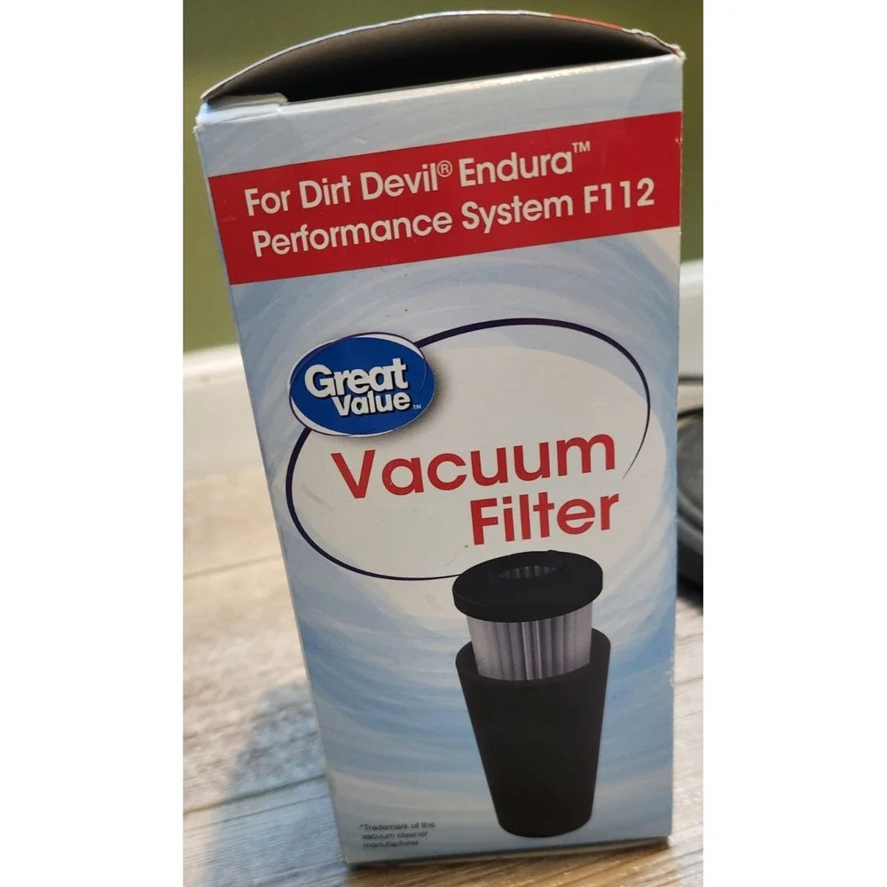 Great Value Vacuum Filter 529925 For Dirt Devil Endura F112 New